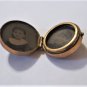 Antique Victorian Edwardian Gold Filled Indian Head Mourning Pocket Locket