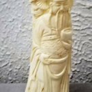 Antique Chinese Hand Carved Immortal Pine Tree Brush Pot
