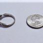 Vintage Sterling Silver & Diamond Ring Size ~7 Hallmark JD