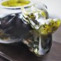 Antique Chinese Ming to Qing Spinach Jade Dragon & Unicorn Teapot Set