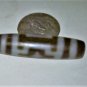 Tibetan Oily Agate 2-Cross Stripes Dzi Bead 4 CM