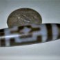 Tibetan Oily Agate 2-Cross Stripes Dzi Bead 4 CM