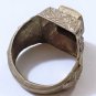 Antique Sassanian Persian Lapis Lazuli Cast Silver Ring 9