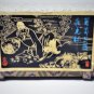 Antique Chinese Republican Spinach Jade Cups Set in Box