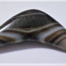 Old Used Weathered Oily Tibetan Banded Horned Agate Dzi Bead 8 CM