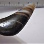 Old Used Weathered Oily Tibetan Banded Horned Agate Dzi Bead 8 CM