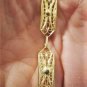 Vintage Sterling Silver with Gold Vermeil Filigree Link Bracelet 7"