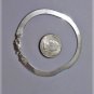Vintage Sterling Silver Etched Reversible ITALY Herringbone Bracelet 8" MILOR