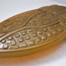 Antique Chinese Zhou to Han Jade Cicada with Celestial Nodes Carved Underside