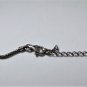 Vintage Sterling Silver Large Heart Slide Pendant Necklace Adjustable 20-22"