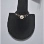 Vintage MICHAEL DAWKINS Modernist Pearl Stack Ring Size 8