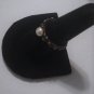 Vintage MICHAEL DAWKINS Modernist Pearl Stack Ring Size 8