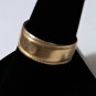 Vintage 14K DAZZLERS 14KP 8 mm Wide Wedding Band Size 8.5