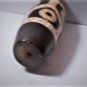 Old Tibetan Used Weathered Oily 6-Eyed Turtleback Blood Spot Agate Dzi Bead 5 CM