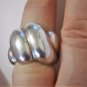 Vintage Sterling 925 Silver Heavy MEXICO Dome Ring Size 8