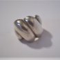 Vintage Sterling 925 Silver Heavy MEXICO Dome Ring Size 8