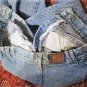 Vintage 80s LEE Stone Wash Pleated Yoke Hi Waist Str8 Leg Mom Hipster Jeans 27"