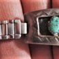 Vintage Sterling 925 Silver Turquoise Southwest Navajo Band BAYLOR Wind Watch