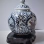 Antique Chinese Yongzheng Mark Porcelain Mini Teapot Blue & Iron Red