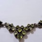 Vintage Georgian Style Flat Cut Peridot Necklace