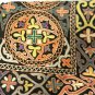 Antique Large Uzbek Susani Dowry Embroidered Altar Table Cover 19th Century