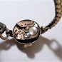 Vtg Running Omega 14K GF 17J Ladies Watch/ 12K GF Stretch Band Parts or Repair