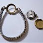 Vtg Running Omega 14K GF 17J Ladies Watch/ 12K GF Stretch Band Parts or Repair