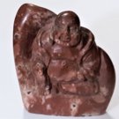 Antique Chinese Jasper Carved Buddha in Boulder Statue