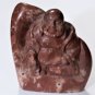 Antique Chinese Jasper Carved Buddha in Boulder Statue