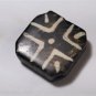 Antique Pumtek Pyu Diamond Tabular Cross Opalized Fossil Palm Wood Bead 25 mm