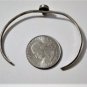 Vintage Sterling Silver Southwestern Turquoise Coral Inlaid Cuff Bracelet
