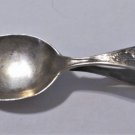 Antique Webster Sterling Silver Red Riding Hood Curved Handle Baby Spoon 3-3/8"