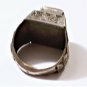 Antique Sassanian Persian Carnelian in Cast Silver Ring 9