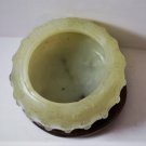 Antique Chinese Hand Carved Jade Brush Washer