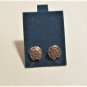 Vintage Sterling SilverWestern  Lucky Clover Horseshoe Stud Earrings