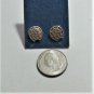 Vintage Sterling SilverWestern  Lucky Clover Horseshoe Stud Earrings