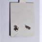 Vintage Sterling SilverWestern  Lucky Clover Horseshoe Stud Earrings