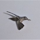 Vintage Sterling 925 JEZ Jezlaine Hummingbird Pin Brooch