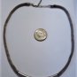 Vintage Sterling 925 Silver Tubular Mesh Adjustable Length Chain Necklace