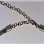 Vintage Sterling 925 Silver Tubular Mesh Adjustable Length Chain Necklace