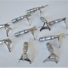 Antique Chinese Export CJ Co. Bamboo Design Corn Cob Holders Victorian Aesthetic