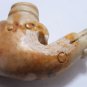 Antique Chinese Large Hand Carved Jade Dragon Phoenix Belt Hook