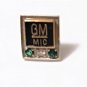 10K W & Y Gold Enameled GM MIC Employee Service Pin W Diamond & Emeralds