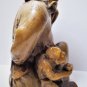 Antique Chinese Carved Shoushan Stone Statue of Immortal Zhongli Quan