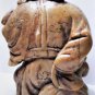 Antique Chinese Carved Shoushan Stone Statue of Immortal Zhongli Quan