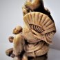 Antique Chinese Carved Shoushan Stone Statue of Immortal Zhongli Quan