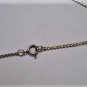 Vintage Imperial Emerald Green Jade Cross 925 Sterling Silver Chain Necklace