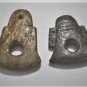 Ancient Chinese Western Zhou-Warring States Jade Hardstone Axe Money Amulets