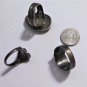 Vintage Sterling Silver Old Pawn Navajo Turquoise Coral 3 Rings Lot