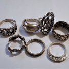 Vintage Sterling 925 Silver Rings Lot Collection Michael Anthony ESPO & More